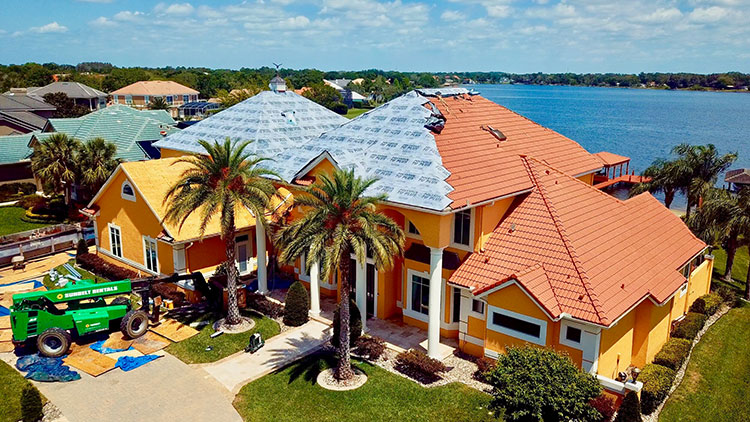 Lake Butler Home with tile roof