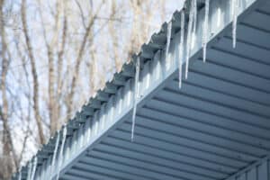 Ice Damage Metal Roofs